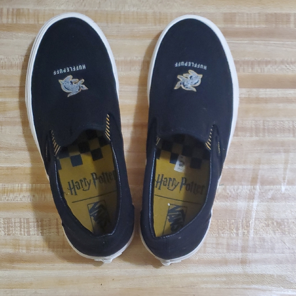 VANS Warner Bros. Black Harry Potter Slip-On Sneakers W9 1/2 Mens8